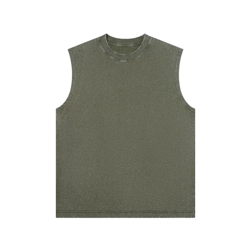 Men's Tank Top | Regular Fit | Sleeveless with Round Neckline | Casual