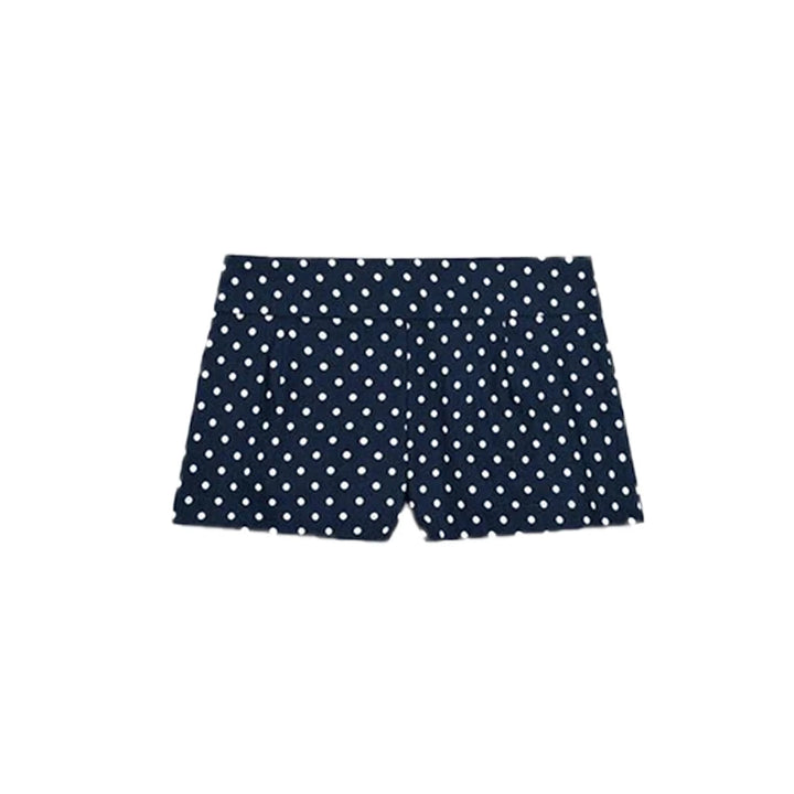 Women's Polka Dot Long Sleeve Top and Shorts Two-Piece Set | High Neckline