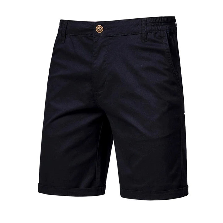 Men's Casual Shorts with Rolled Hem | Slim Fit