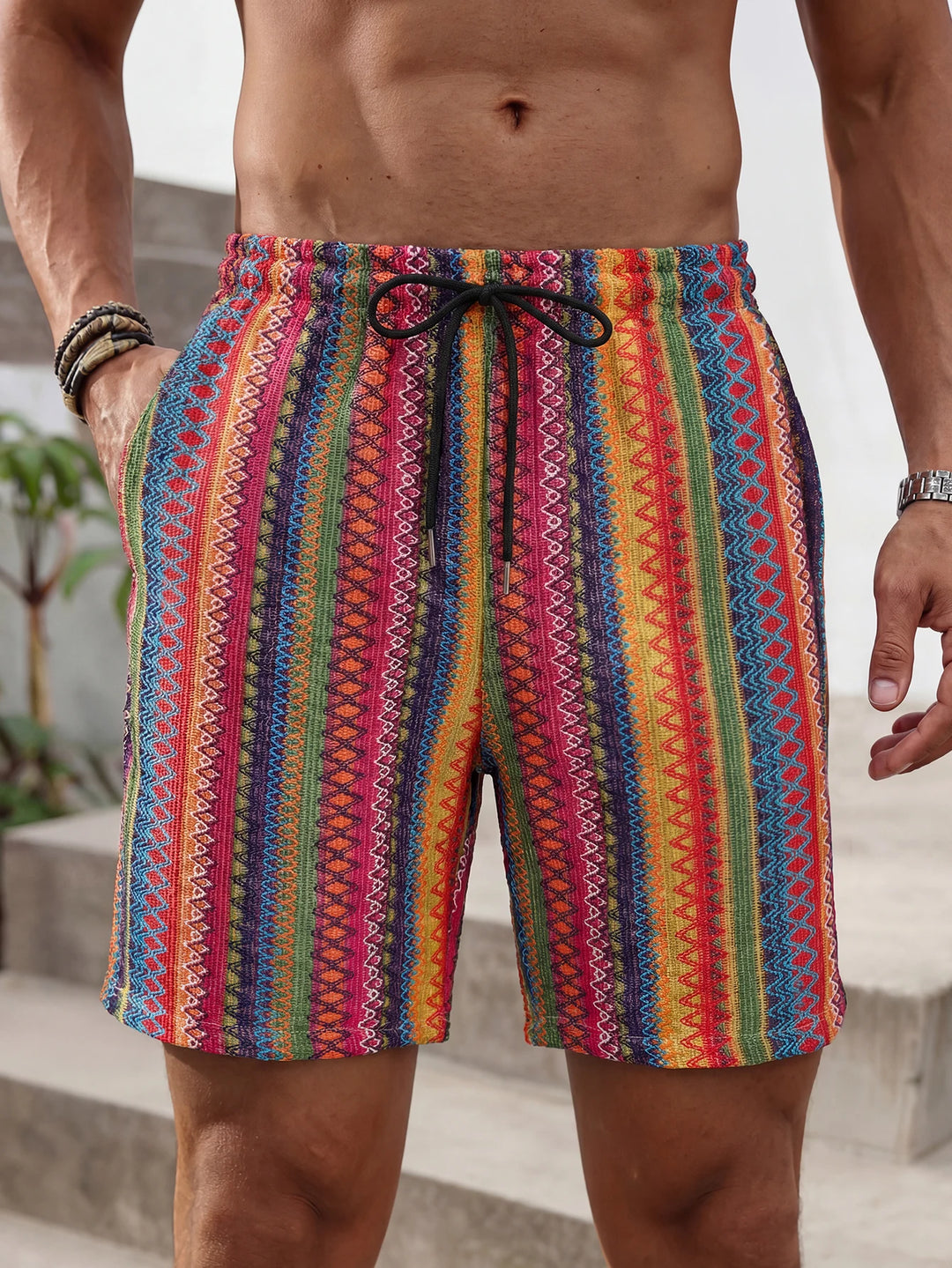Natan | Men's Boho Beach Shorts