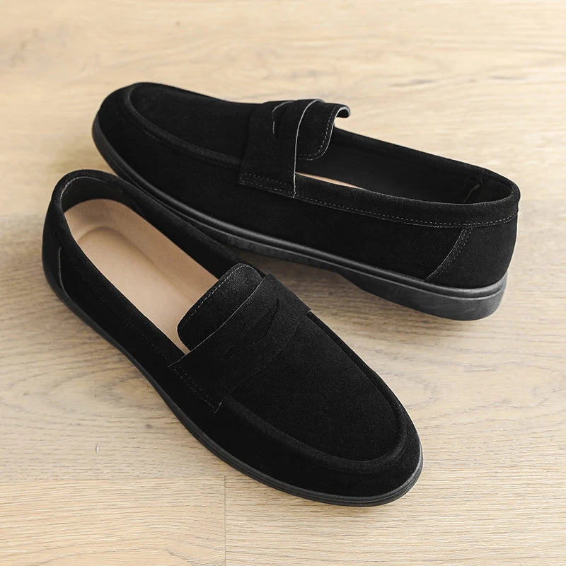 Męskie Minimalistyczne Wsuwane Mokasyny | Smart Casual