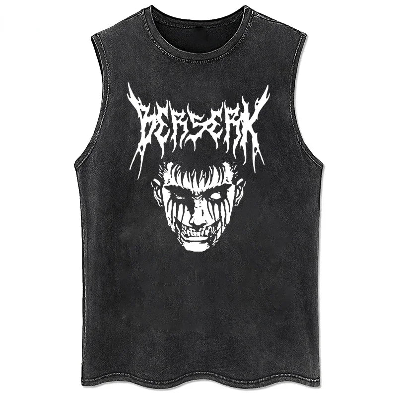 Men's Tank Top | Regular Fit | Sleeveless with Graphic Print | Streetwear