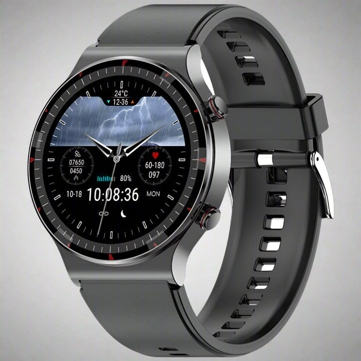 Smartwatch z EKG, ciśnieniem krwi i monitorem tlenu 0