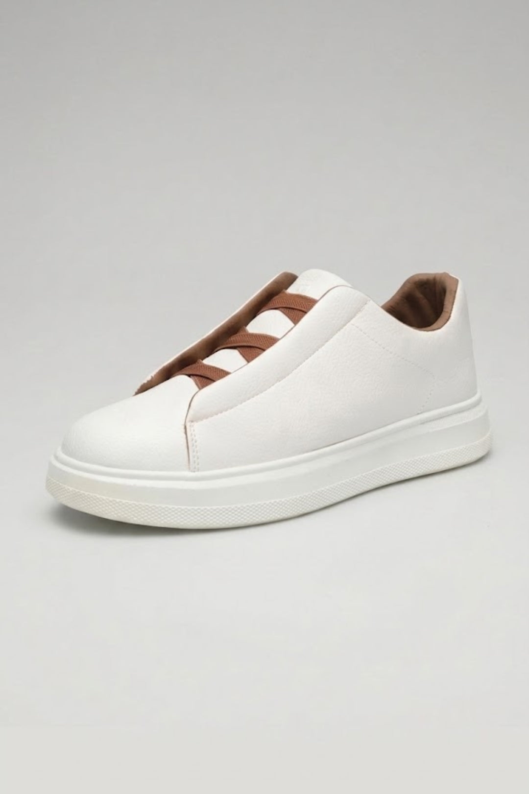 Damskie Sneakersy Wsuwane Elastyczne Paski Okrągły Nosek Platformowa Podeszwa | Casualowe