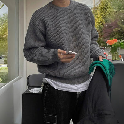 Sweter z dzianiny Heritage z okrągłym dekoltem