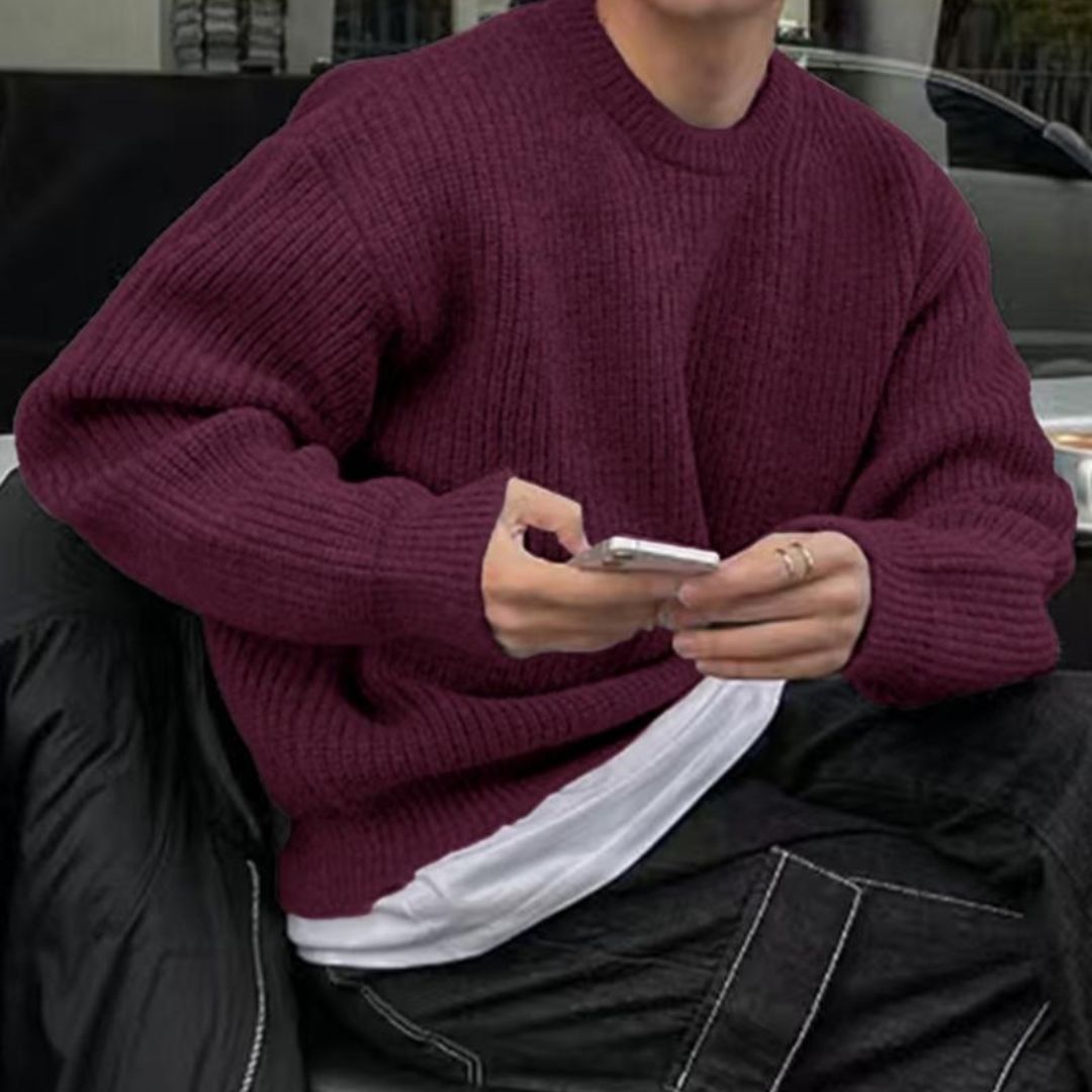 Sweter z okrągłym dekoltem Dziedzictwo  