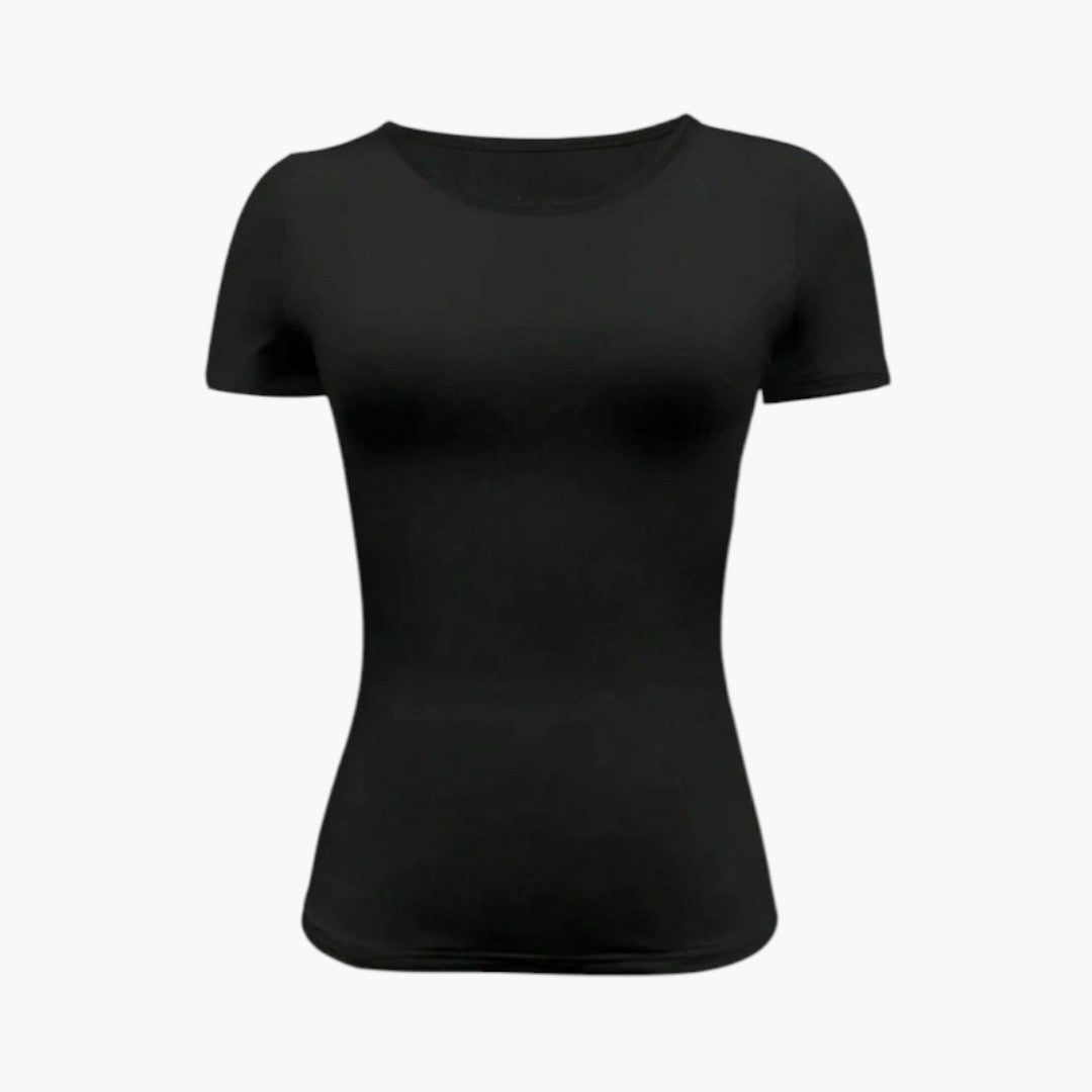 Women's T-Shirt | Fitted Cut | Short Sleeve and Round Neckline | Casual Basic