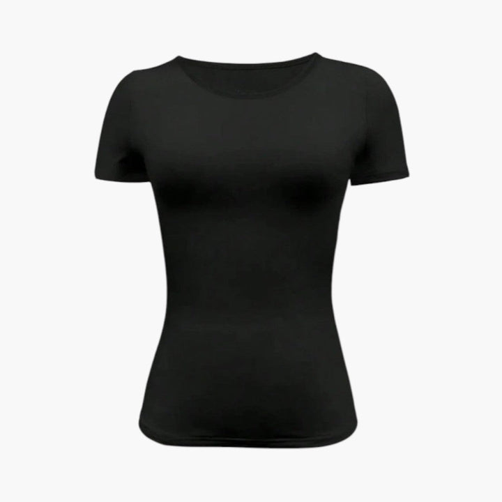 Women's T-Shirt | Fitted Cut | Short Sleeve and Round Neckline | Casual Basic