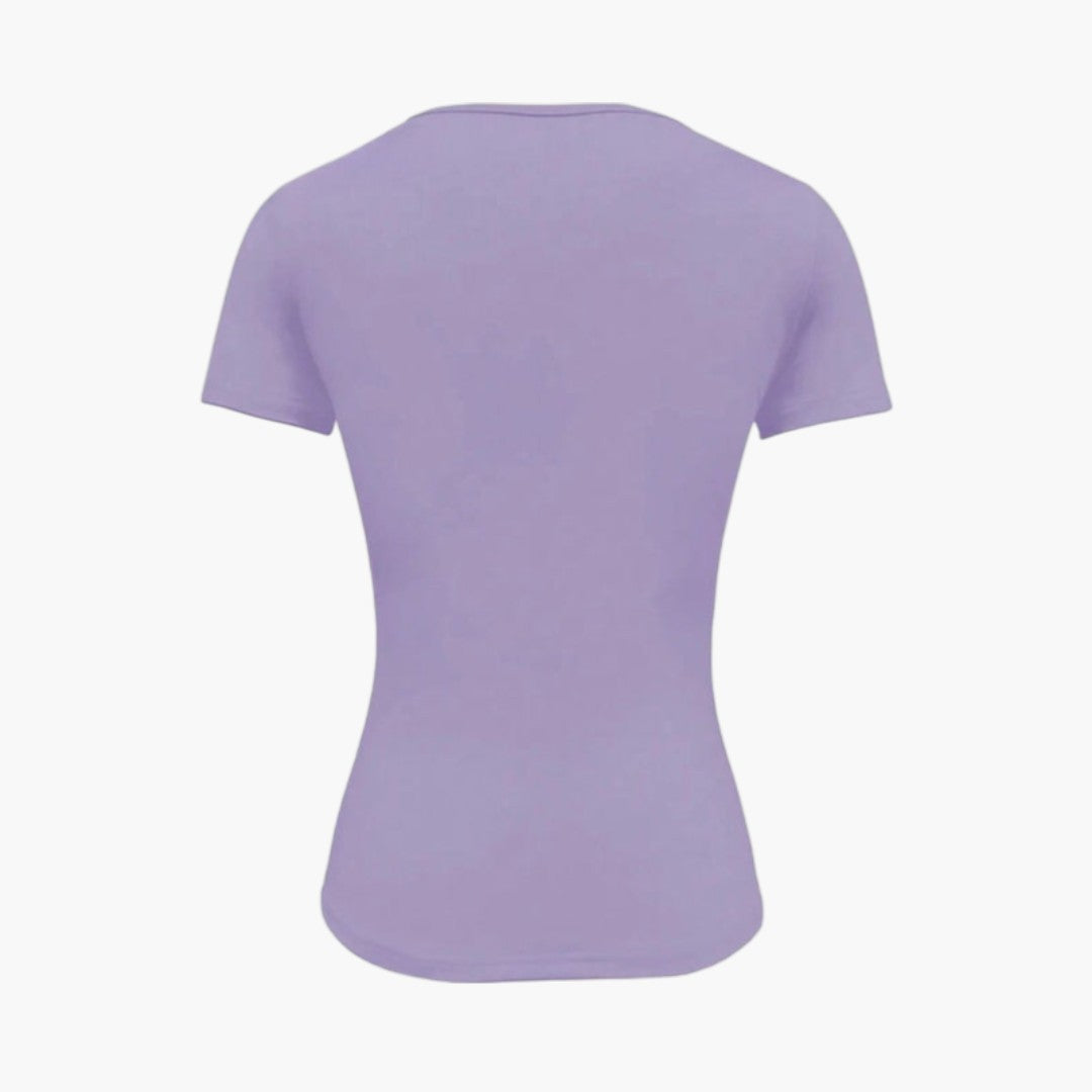 Women's T-Shirt | Fitted Cut | Short Sleeve and Round Neckline | Casual Basic