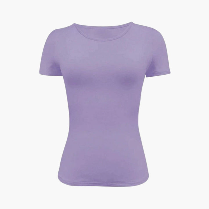 Women's T-Shirt | Fitted Cut | Short Sleeve and Round Neckline | Casual Basic