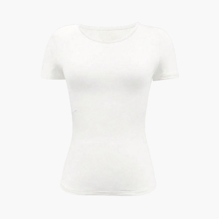 Women's T-Shirt | Fitted Cut | Short Sleeve and Round Neckline | Casual Basic