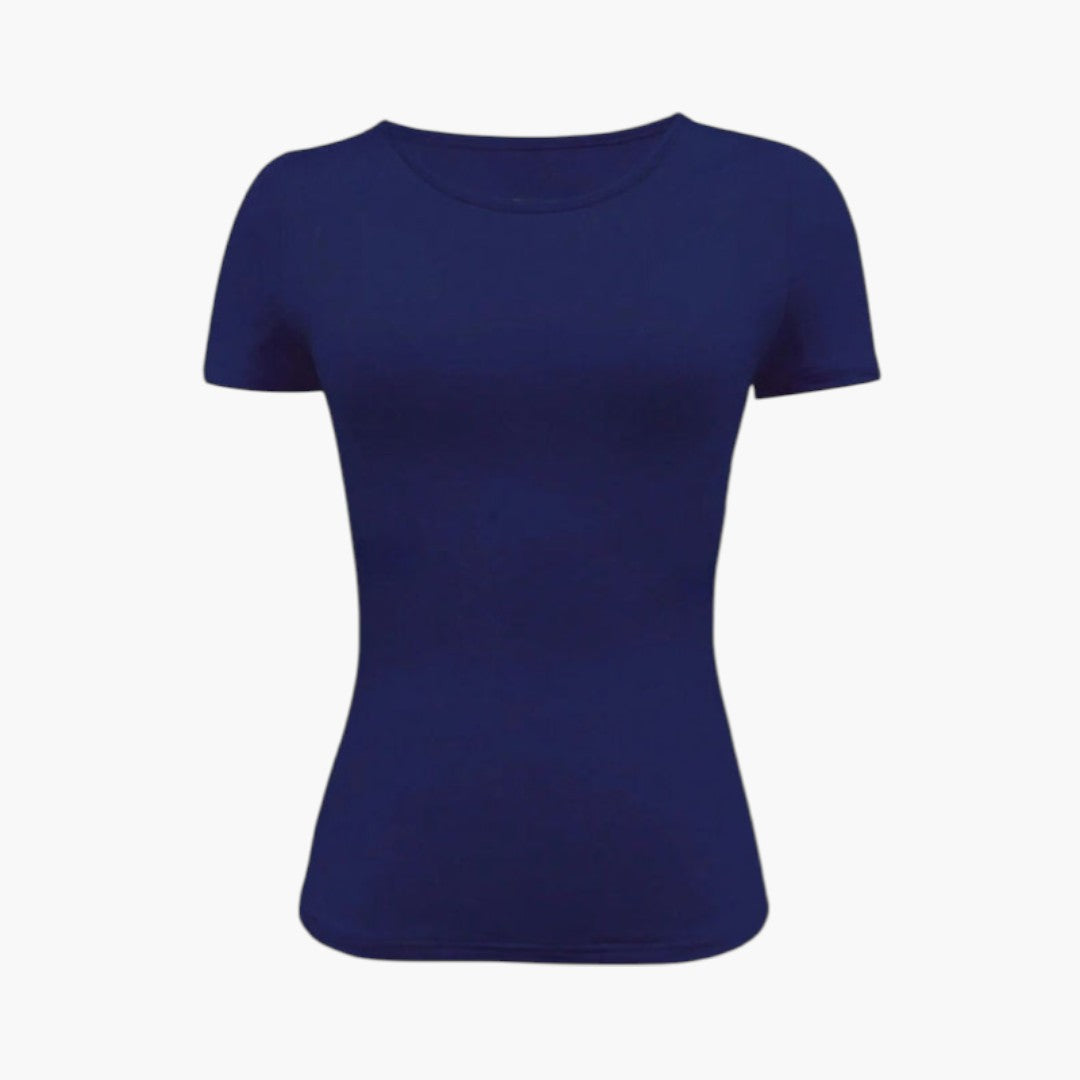 Women's T-Shirt | Fitted Cut | Short Sleeve and Round Neckline | Casual Basic