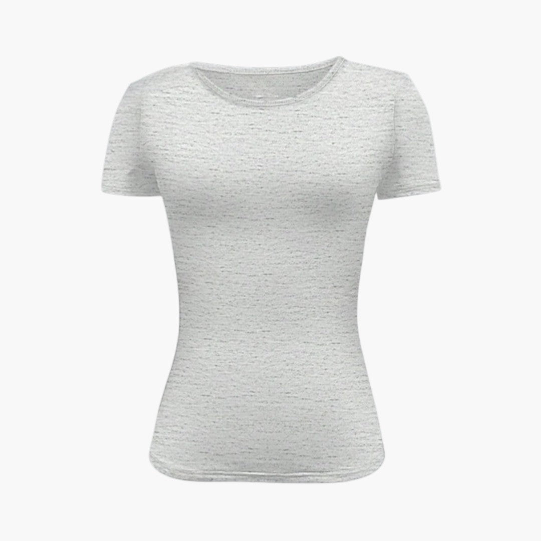 Women's T-Shirt | Fitted Cut | Short Sleeve and Round Neckline | Casual Basic