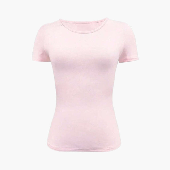 Women's T-Shirt | Fitted Cut | Short Sleeve and Round Neckline | Casual Basic