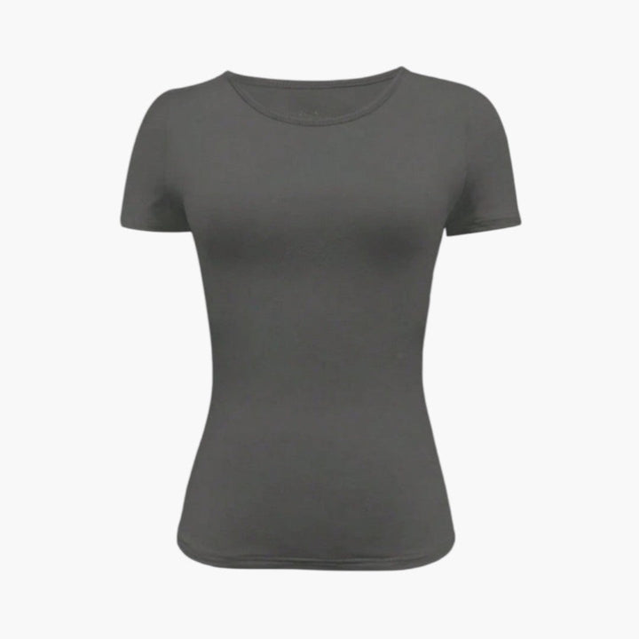 Women's T-Shirt | Fitted Cut | Short Sleeve and Round Neckline | Casual Basic
