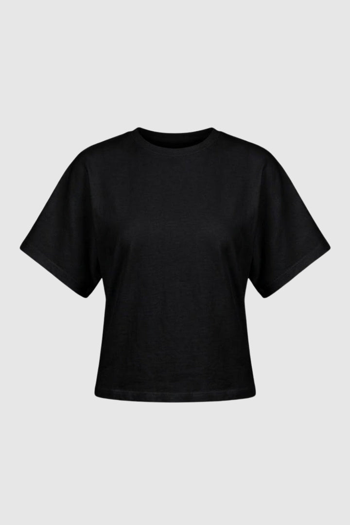 Women's T-Shirt Round Neck Short Sleeve Loose Fit Basic | Casual