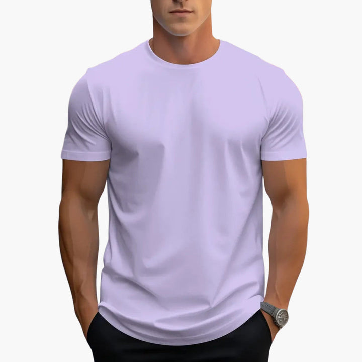 Męski T Shirt Slim Fit Okrągły Dekolt Krótki Rękaw | Streetwear