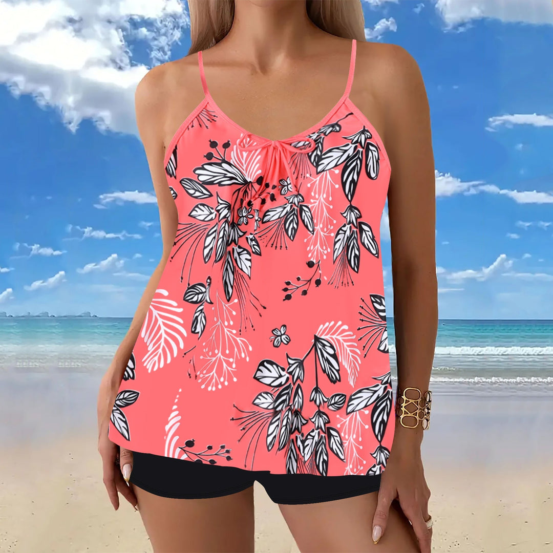 Tankini damskie z nadrukiem | Bez rękawów 0