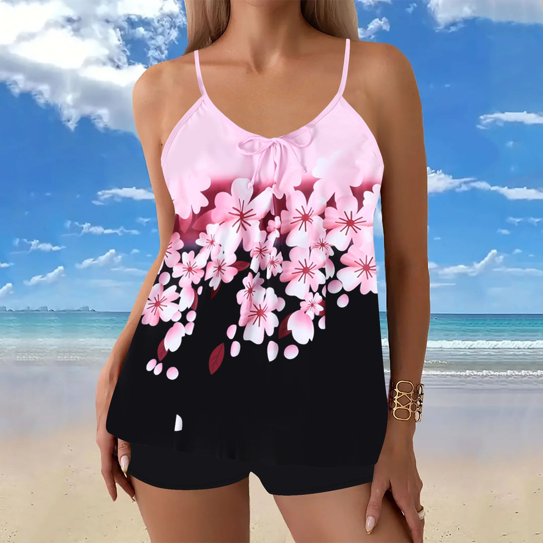 Tankini damskie z nadrukiem | Bez rękawów 1