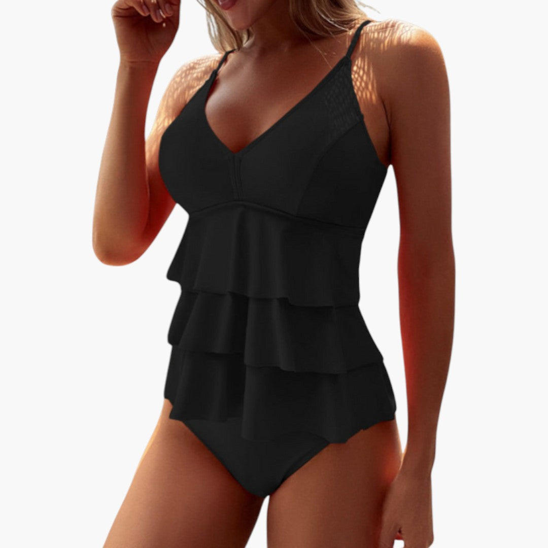 Women's Tankini Swimsuit | Two-Piece Beach Model | Comfort and Style for Summer