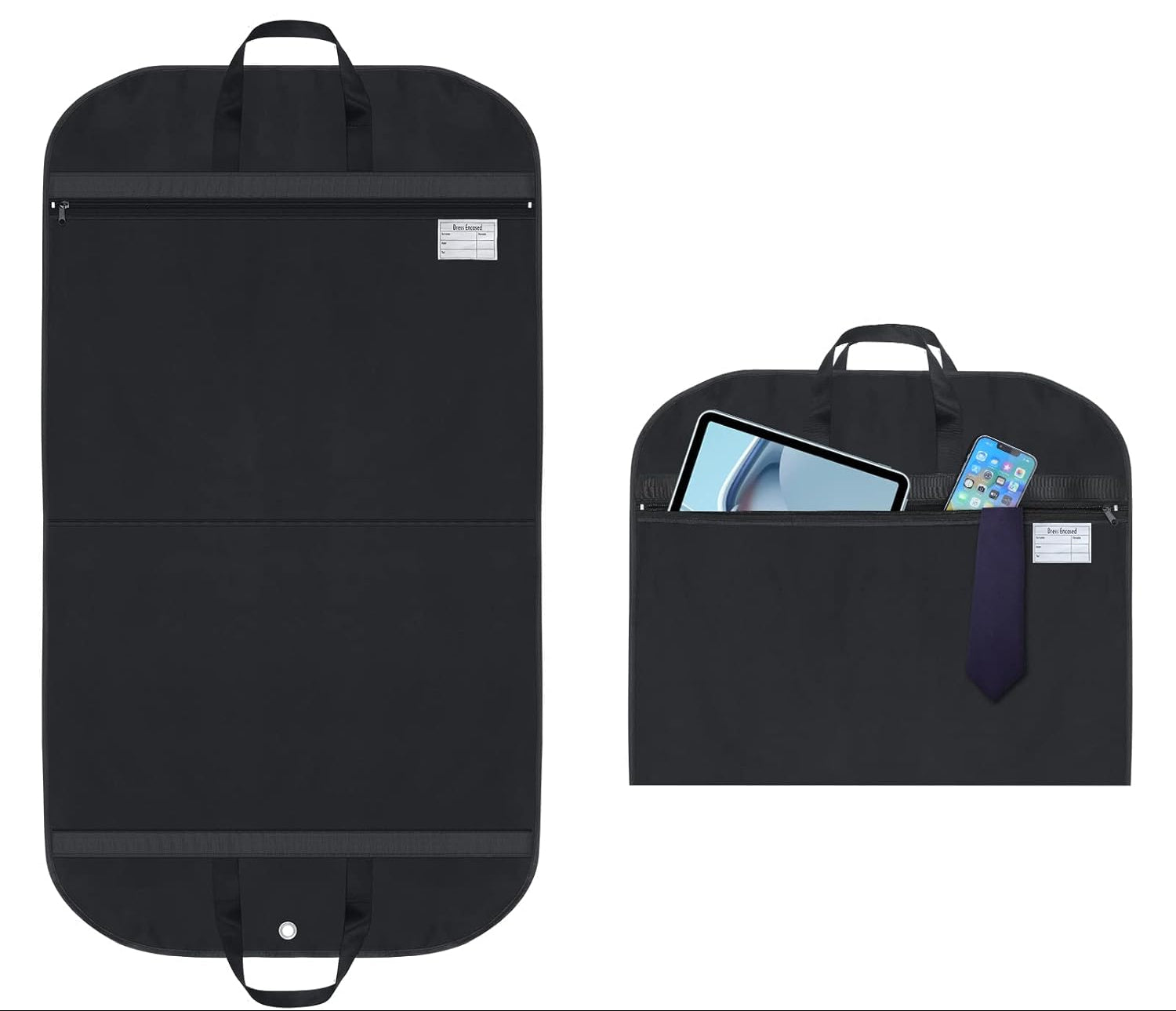 Torba na ubrania z okienkiem, składana konstrukcja i uchwyty do noszenia 1