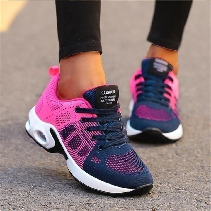 Damskie Buty Sportowe | Regularny Krój | Sznurowane Sneakersy | Casual