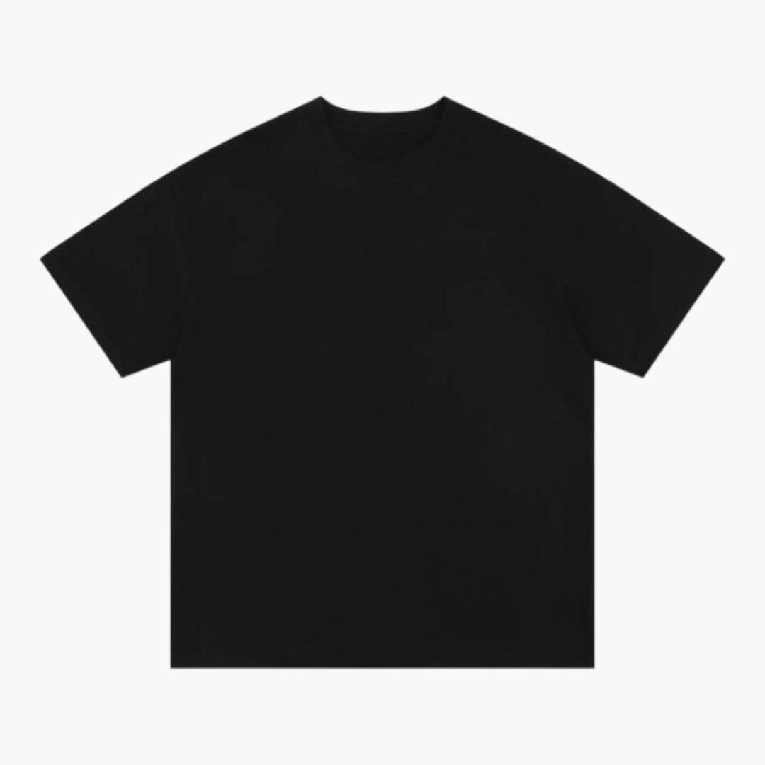 Męski T Shirt Oversize Okrągły Dekolt Luźny Krój Krótki Rękaw | Streetwear