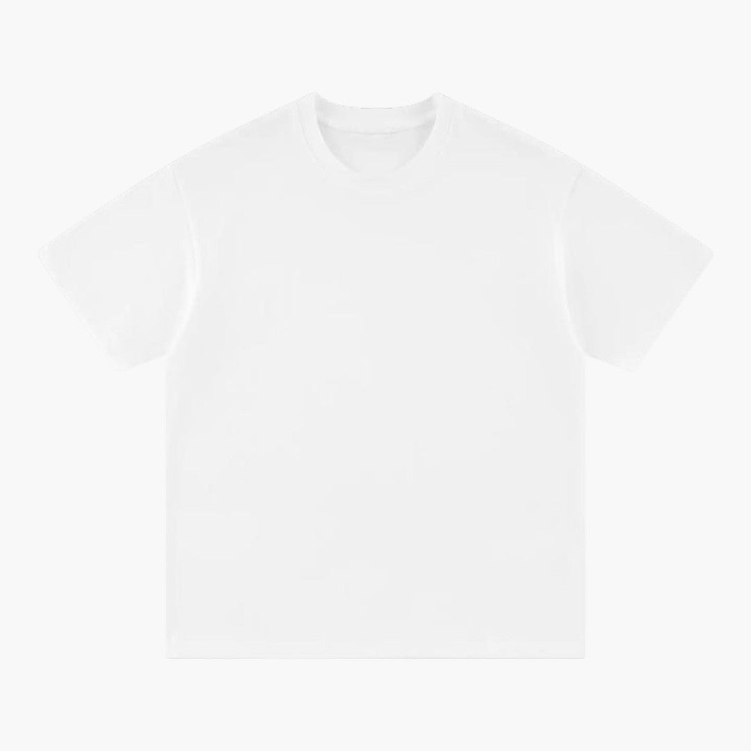 Męski T Shirt Oversize Okrągły Dekolt Luźny Krój Krótki Rękaw | Streetwear