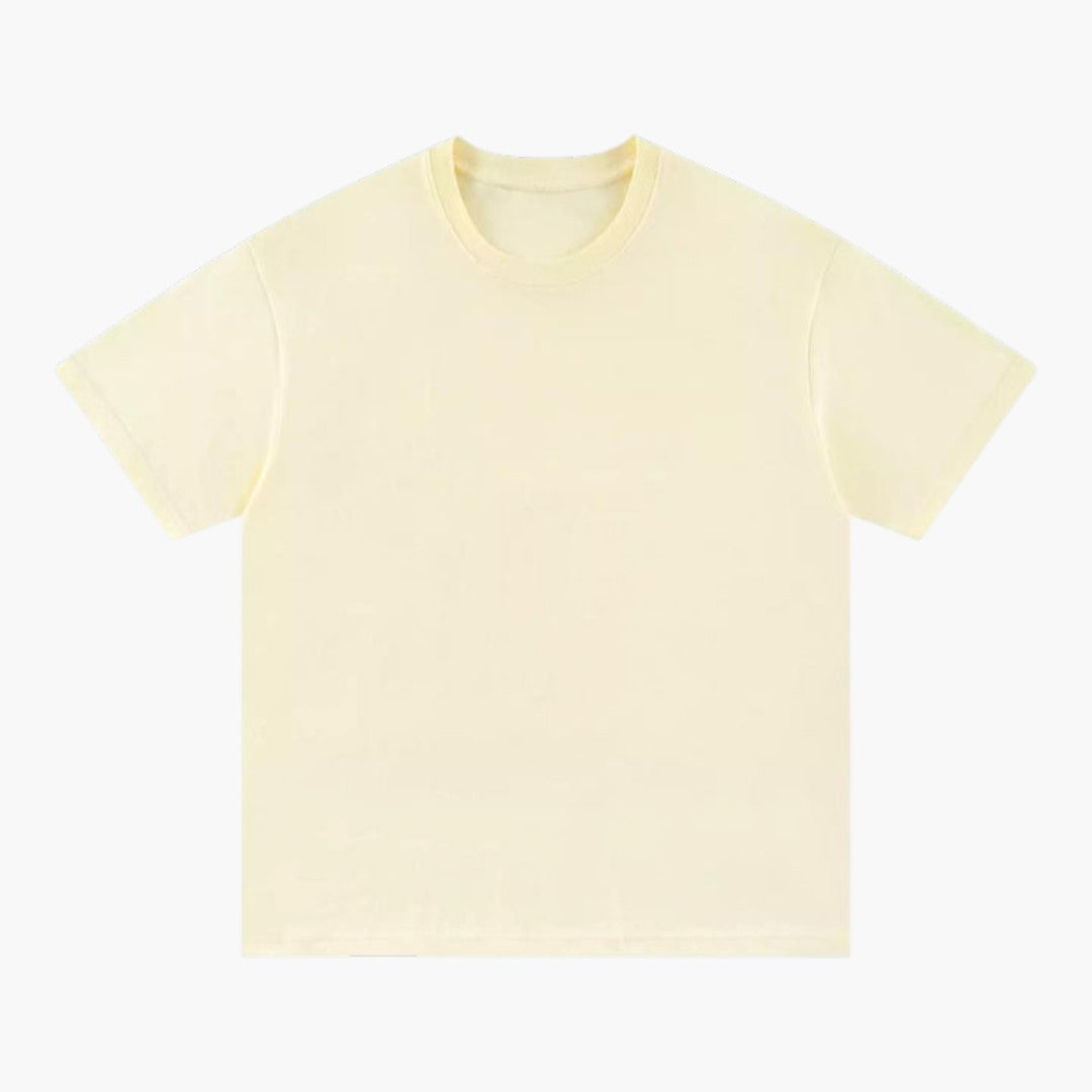 Męski T Shirt Oversize Okrągły Dekolt Luźny Krój Krótki Rękaw | Streetwear