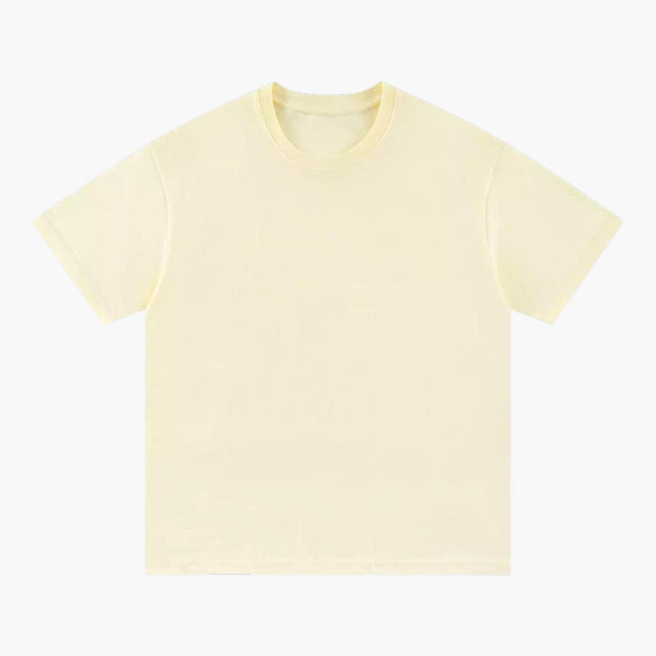 Męski T Shirt Oversize Okrągły Dekolt Luźny Krój Krótki Rękaw | Streetwear