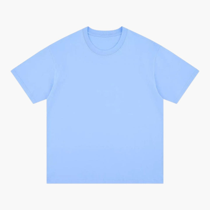 Męski T Shirt Oversize Okrągły Dekolt Luźny Krój Krótki Rękaw | Streetwear