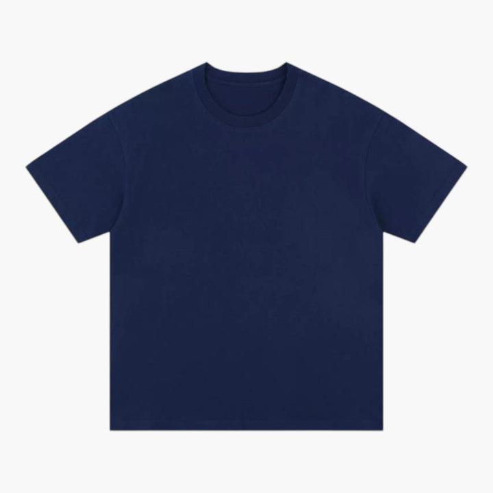 Męski T Shirt Oversize Okrągły Dekolt Luźny Krój Krótki Rękaw | Streetwear