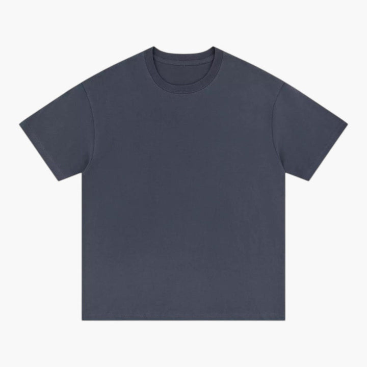 Męski T Shirt Oversize Okrągły Dekolt Luźny Krój Krótki Rękaw | Streetwear