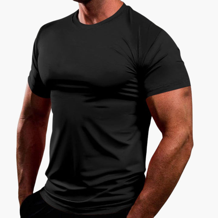 Men's Fitted T-Shirt with Round Neck | Short Sleeve and Modern Cut | Everyday Essential