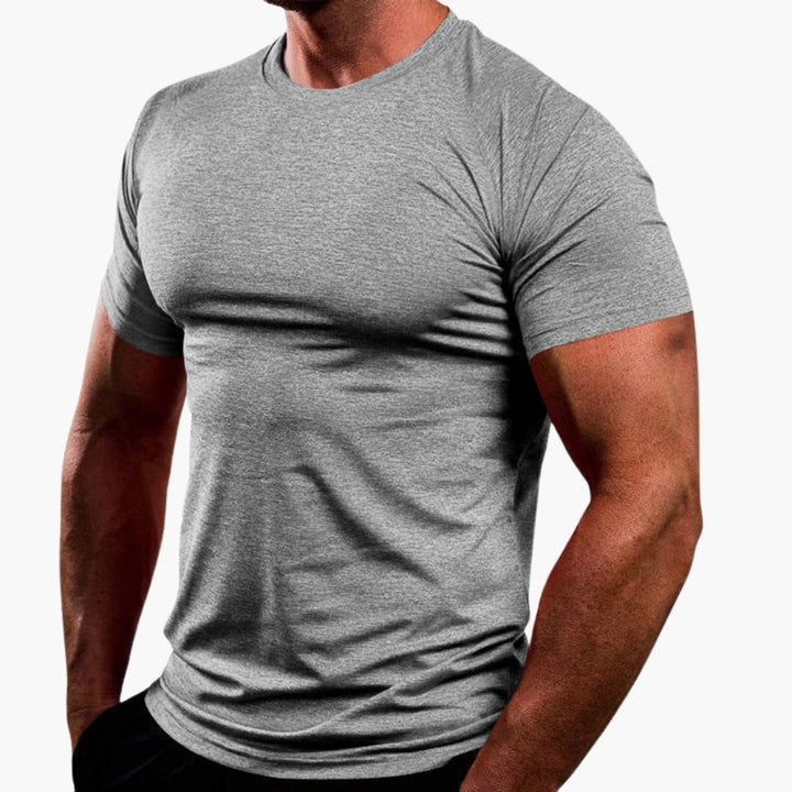 Men's Fitted T-Shirt with Round Neck | Short Sleeve and Modern Cut | Everyday Essential