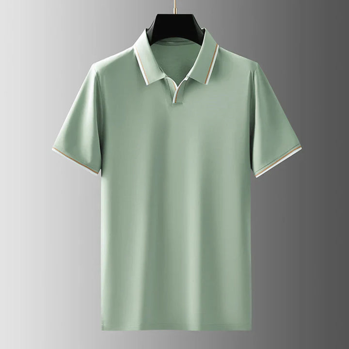 Men's Short Sleeve Polo Shirt with Collar | Casual Style