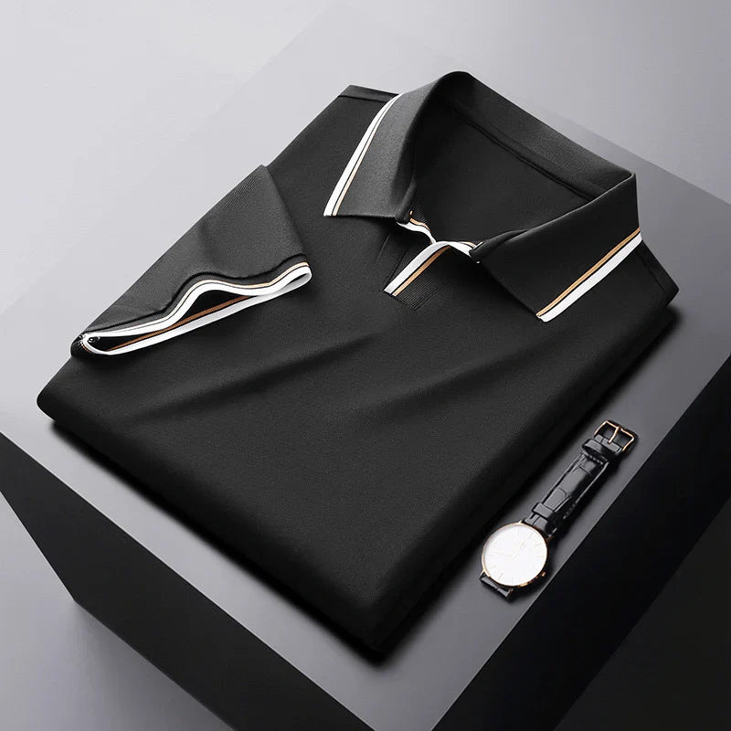 Men's Short Sleeve Polo Shirt with Collar | Casual Style