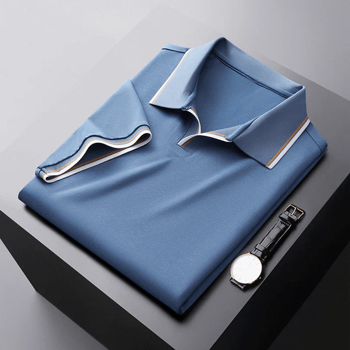 Men's Short Sleeve Polo Shirt with Collar | Casual Style