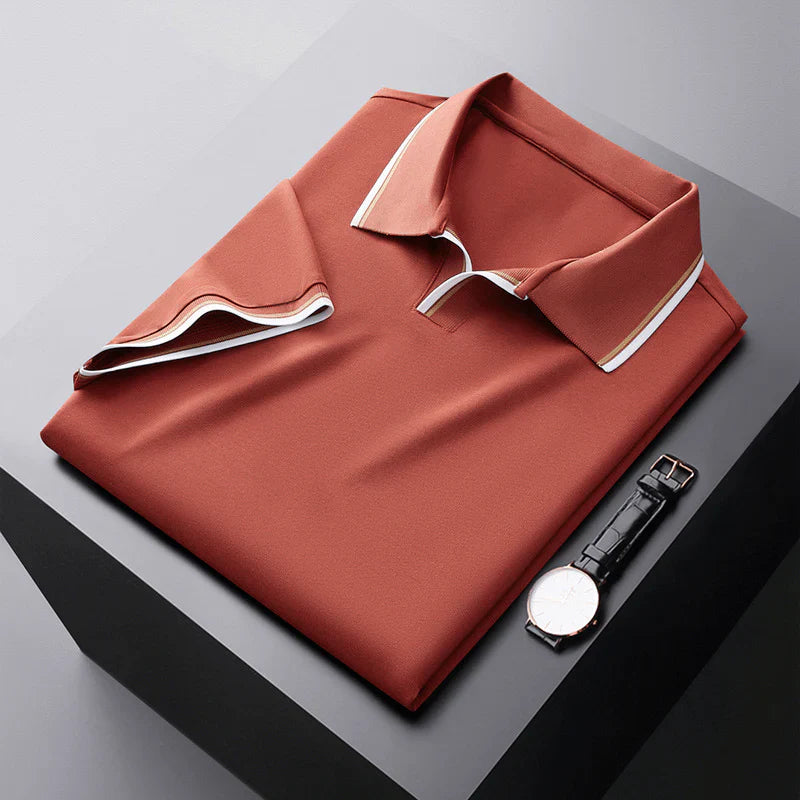 Men's Short Sleeve Polo Shirt with Collar | Casual Style