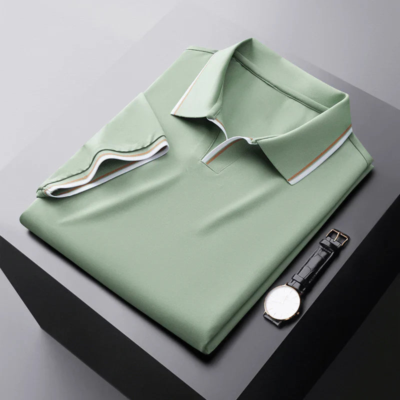 Men's Short Sleeve Polo Shirt with Collar | Casual Style