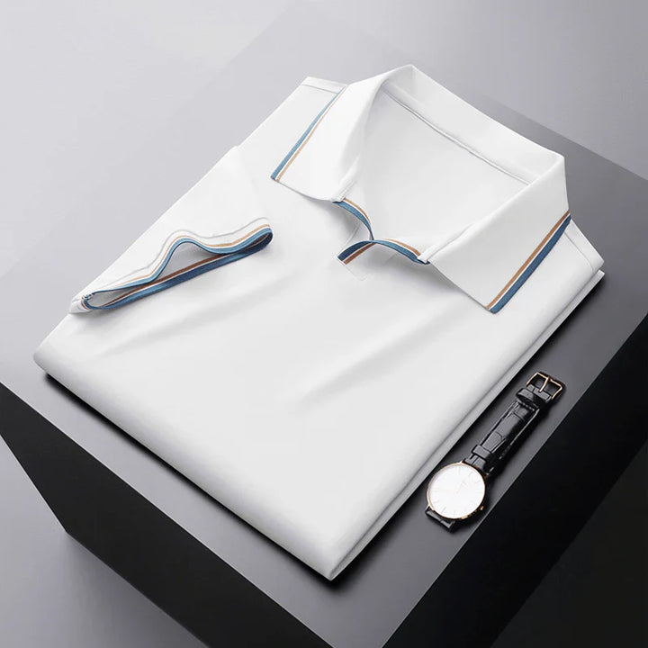 Men's Short Sleeve Polo Shirt with Collar | Casual Style