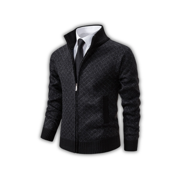 Ryder | Men's Regular Fit Vest with Stand Collar and Zip Fastening