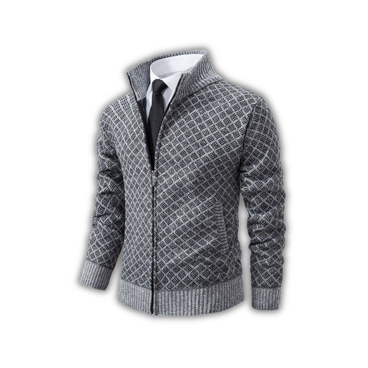 Ryder | Men's Regular Fit Vest with Stand Collar and Zip Fastening