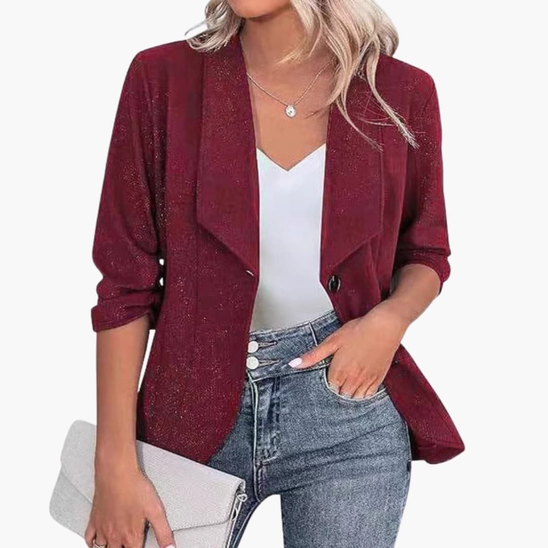 Women's Blazer with Shiny Details | Elegant Cut | Style for Special Occasions