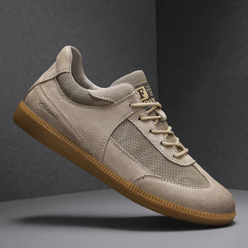 Włoskie buty sportowe Edgar z prawdziwej skóry