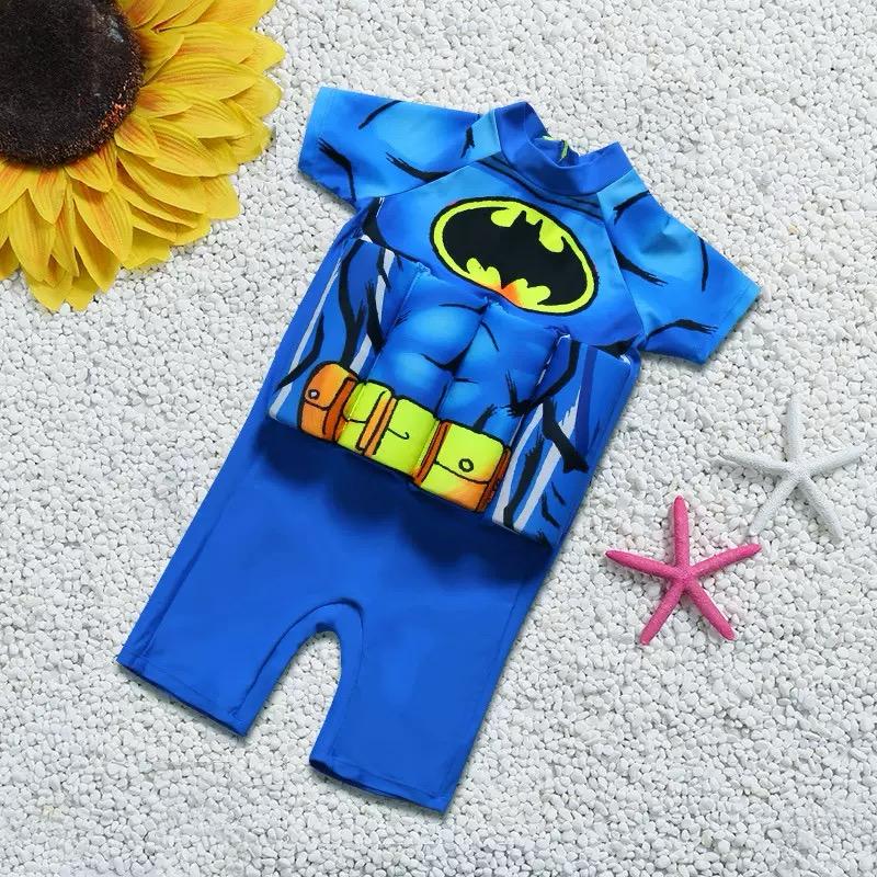 Children's Swimsuit with Buoyancy Vest | UV Swimwear | Short Sleeves | Beach and Pool