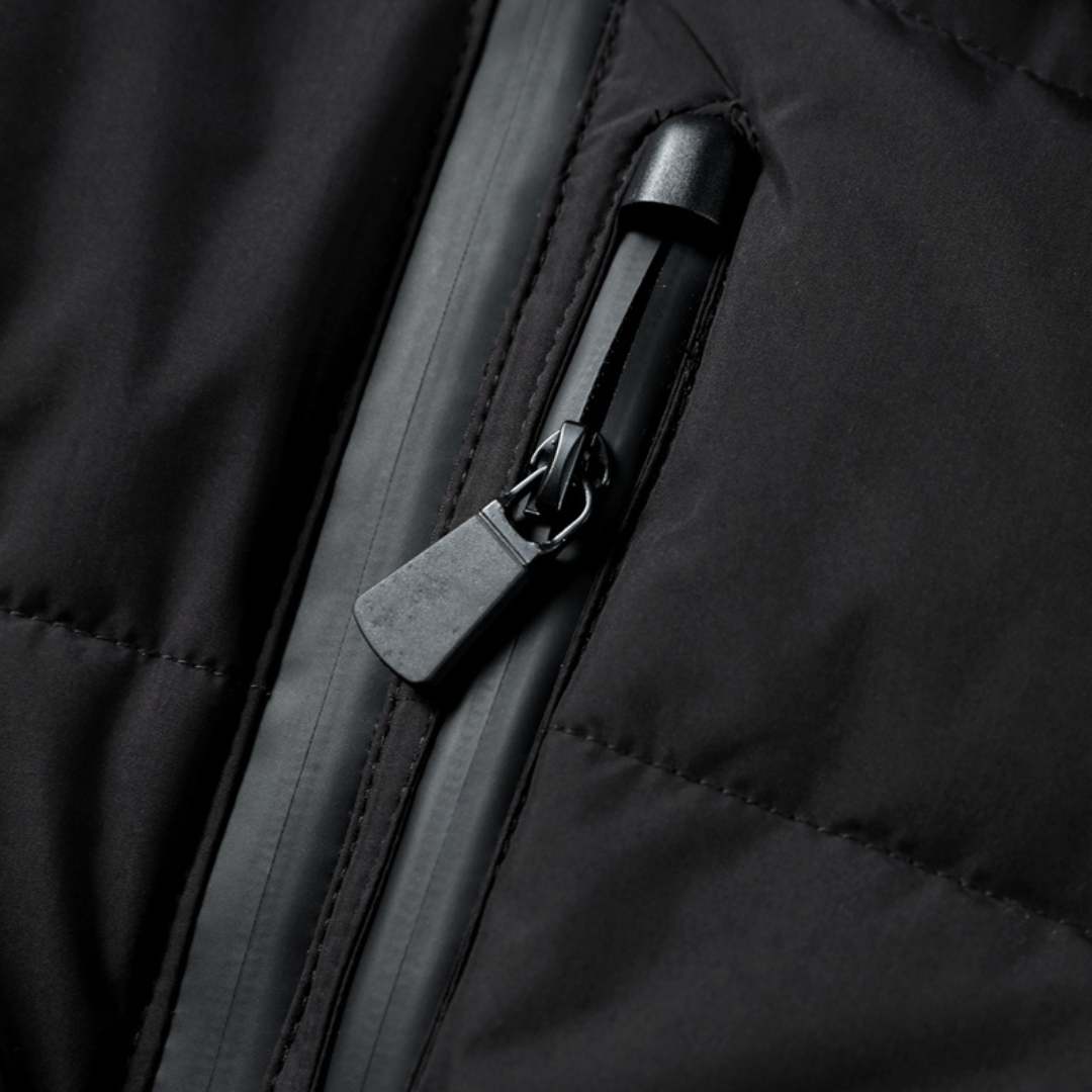 Women's Down Jacket with Hood and Waist Belt | Winter Cut