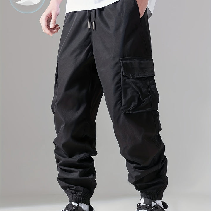 Męskie Spodnie Cargo | Joggery Regular Fit | Wielofunkcyjne Kieszenie | Casualowy Styl Streetwear