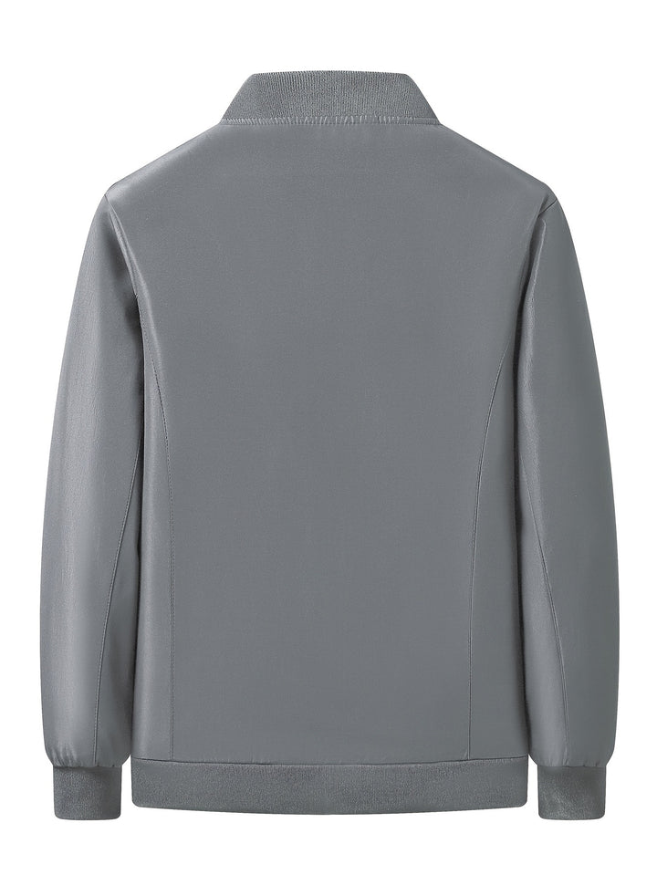 Men's Casual Jacket | Bomber Jacket with Fleece Lining | Regular Fit | For Cooler Days