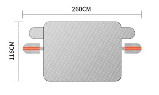 Car Windshield Cover | Frost Protection Mat | Protection Against Snow and Sun
